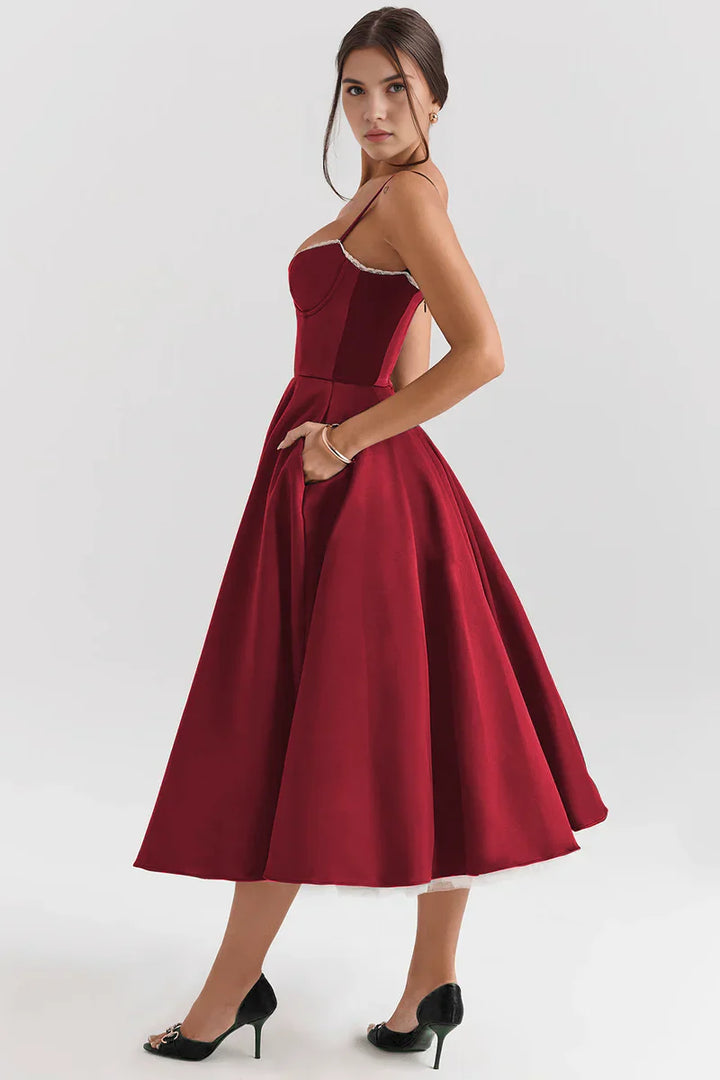 MARIANA - VESTIDO MIDI CON TUL