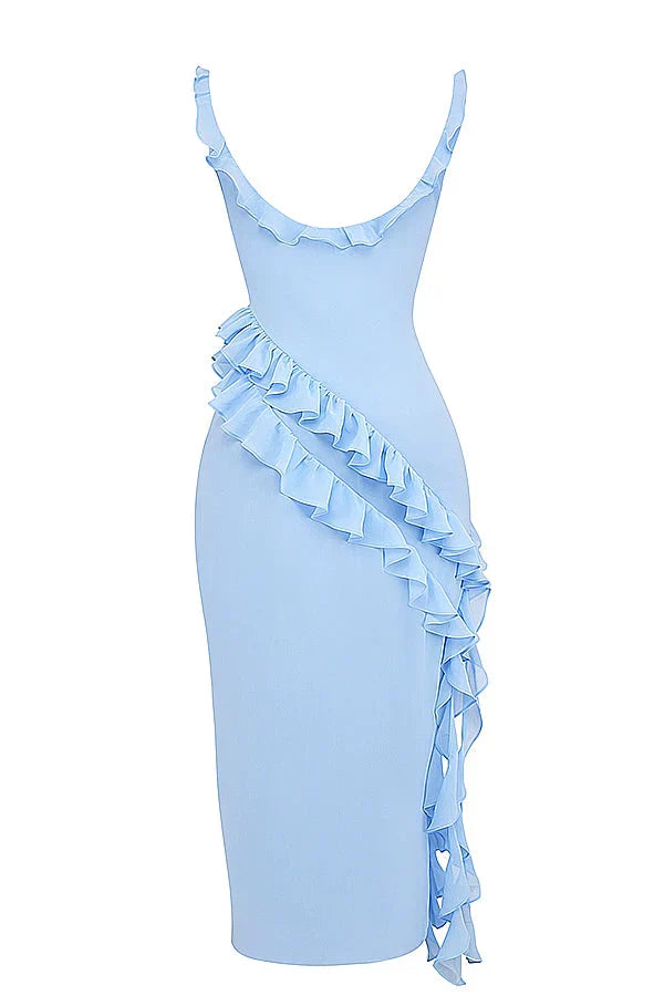 ORIANA - VESTIDO CON VOLANTES