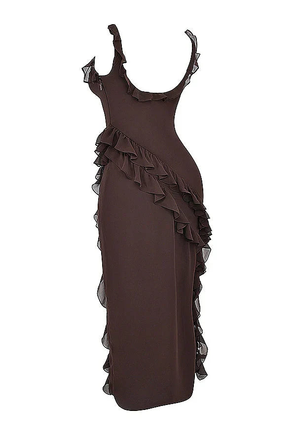 ORIANA - VESTIDO CON VOLANTES