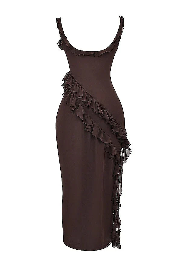ORIANA - VESTIDO CON VOLANTES